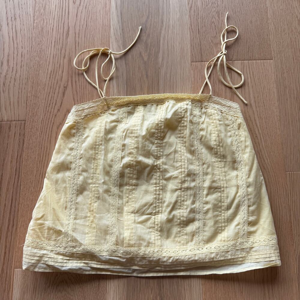 Abercrombie & Fitch Butter Yellow Tank Size XS